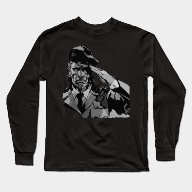 Big Boss Long Sleeve T-Shirt by sketchfiles